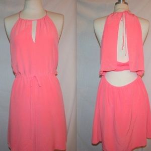 Rebecca Taylor Keyhole Silk Dress